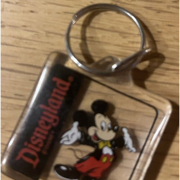 Walt Disney World Disneyland Mickey Mouse Plastic Keychain - Picture 5 of 8